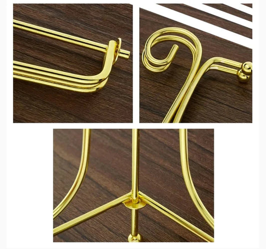 Gold Metal Stand 8 Inch