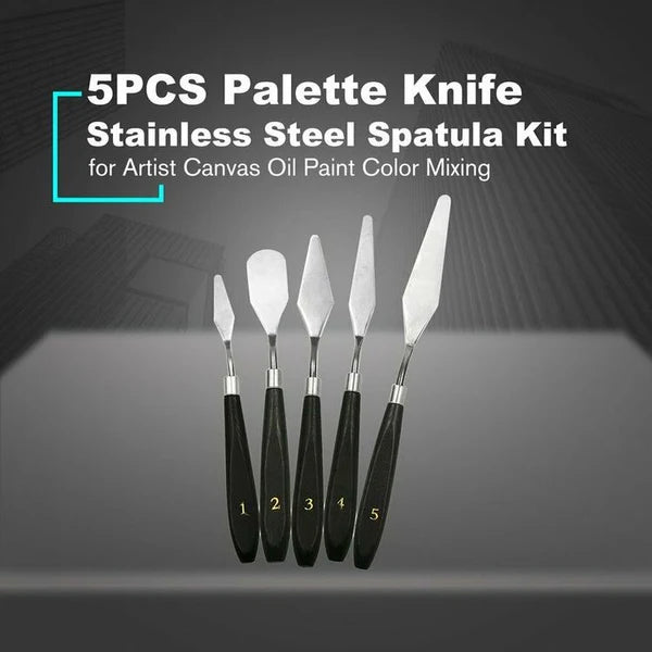 Metal Painting Knife - 5 Pc