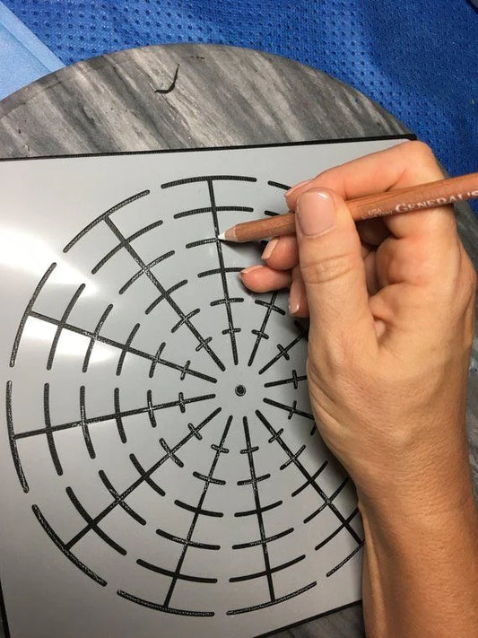 Clock Roman/Number Placement Sheet : 12”