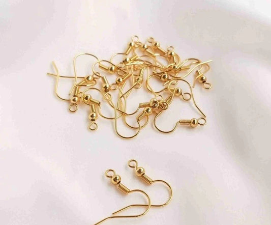 Gold Earring Hook