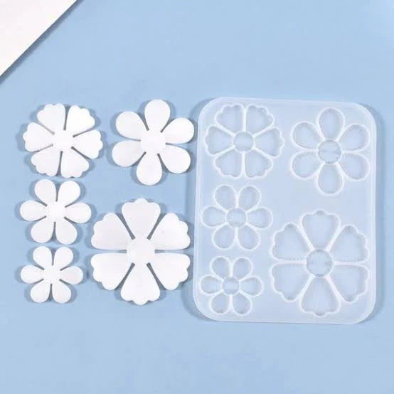 5 in 1 3D Flower Mould