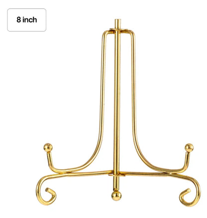 Gold Metal Stand 8 Inch