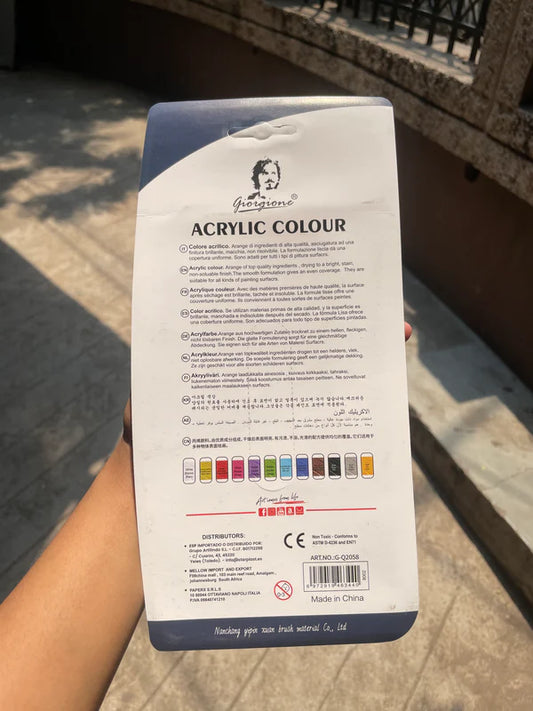 Premium Acrylic Paint Set : 12 pc