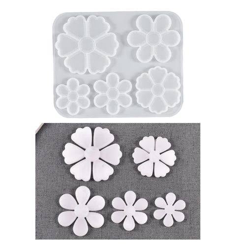 5 in 1 3D Flower Mould