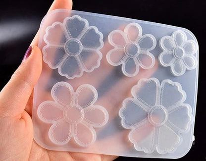 5 in 1 3D Flower Mould