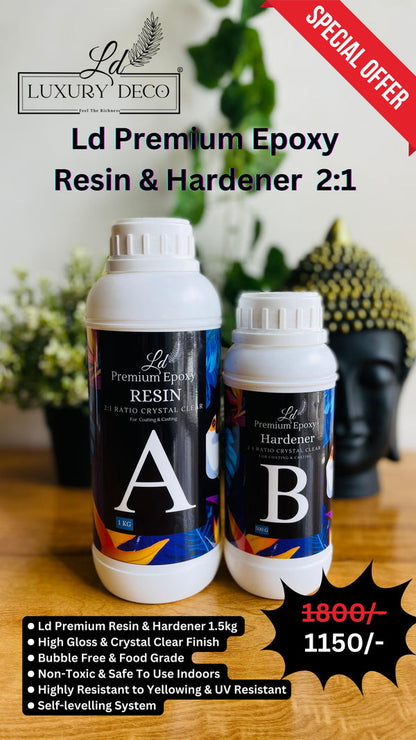 Ld Premium Resin & Hardener Set 2:1 [300g]