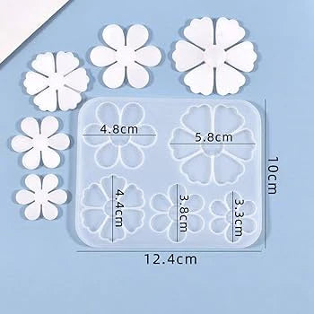 5 in 1 3D Flower Mould