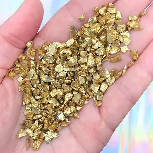 Exclusive Resin Stones - Gold [Apx.150 gm]