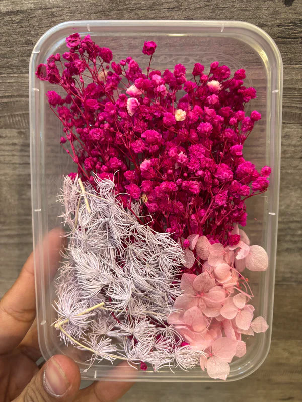 Dry Flower Box : Pink Blossom