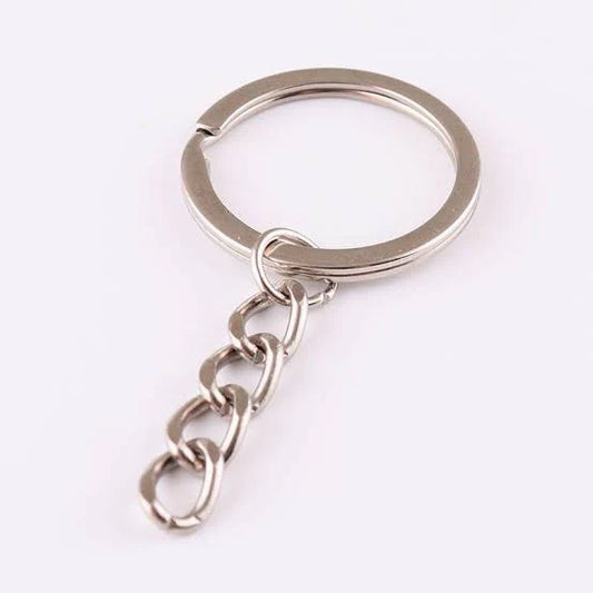 Keychain Rings : Silver