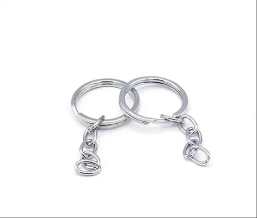 Keychain Rings : Silver