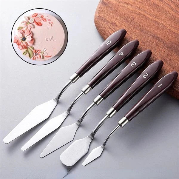 Metal Painting Knife - 5 Pc