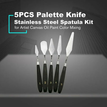 Metal Painting Knife - 5 Pc