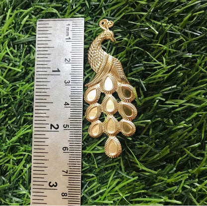 Gold Metal Peacock [Pack of 4]