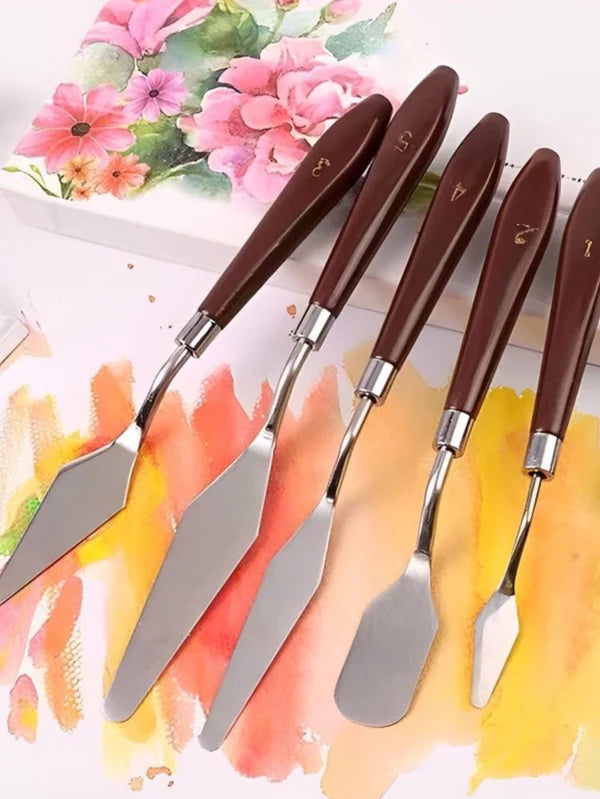 Metal Painting Knife - 5 Pc