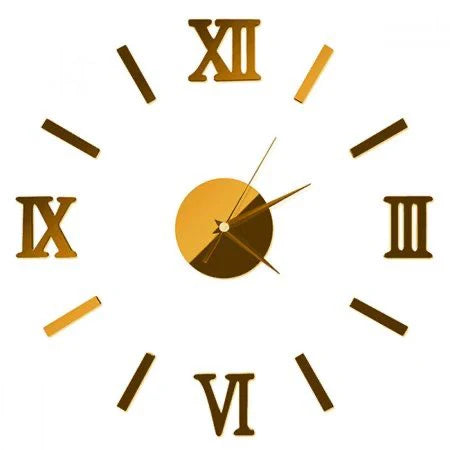 Gold Clock Roman Set