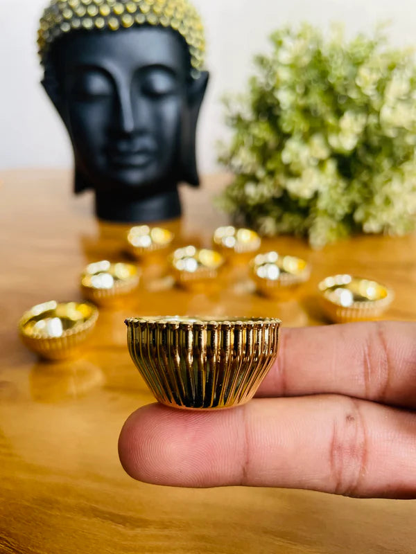 Gold Plated Bowl/Katori [Pack of 4]