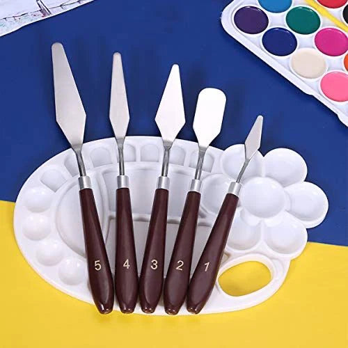 Metal Painting Knife - 5 Pc