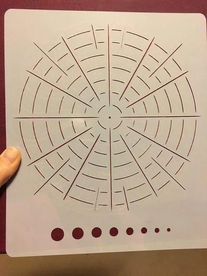 Clock Roman/Number Placement Sheet : 12”